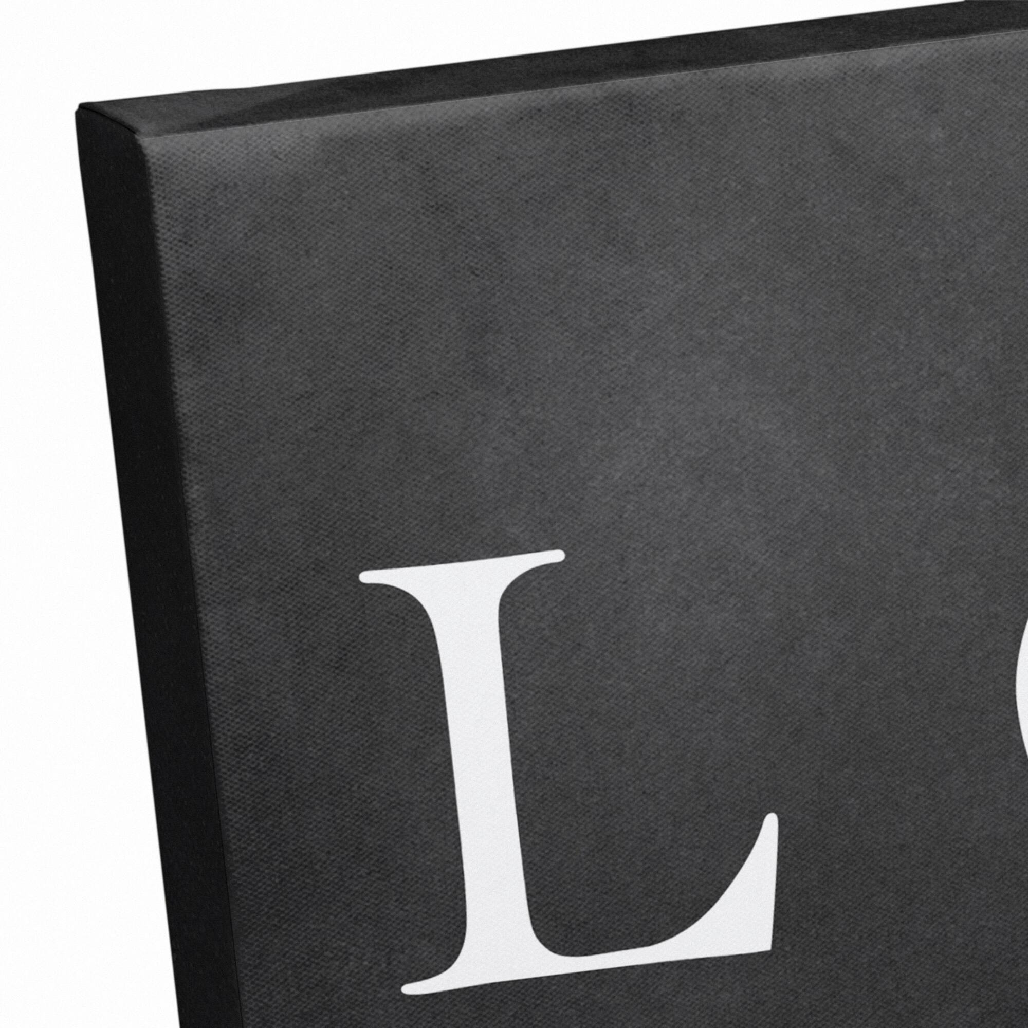 Love Lives Here Canvas Art
